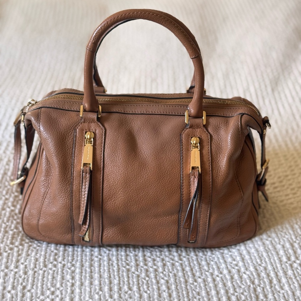 MICHAEL Michael Kors Tan Leather Satchel
